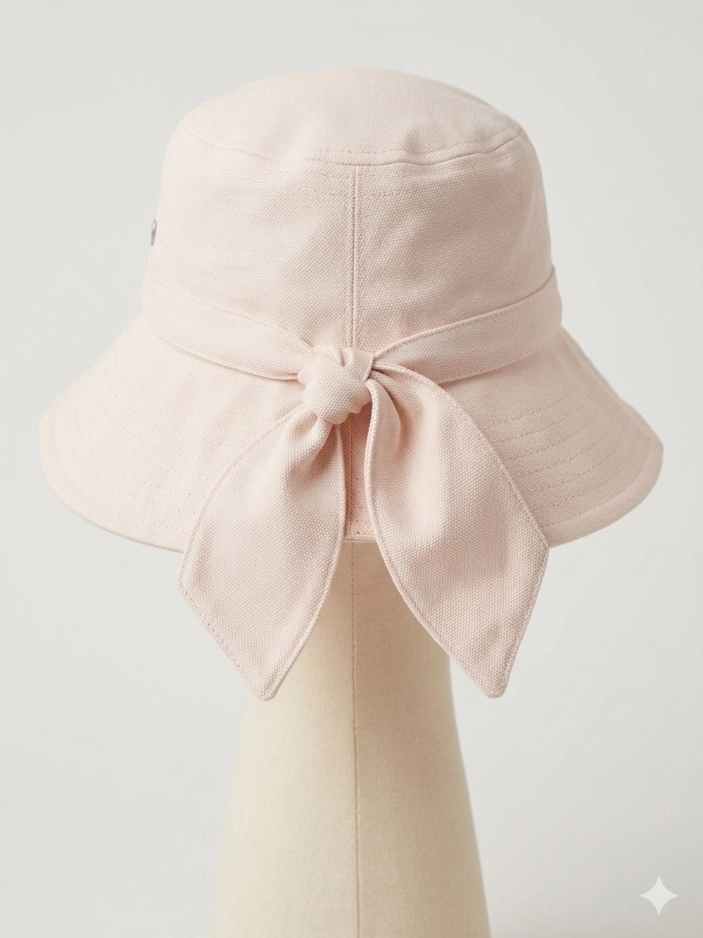 Helen Kaminski Pink Woven Bucket Cotton Sun Hat Bow Wide Brim Packable OS⁠